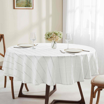 Izod Chadwick Linen 70" Round Tablecloth