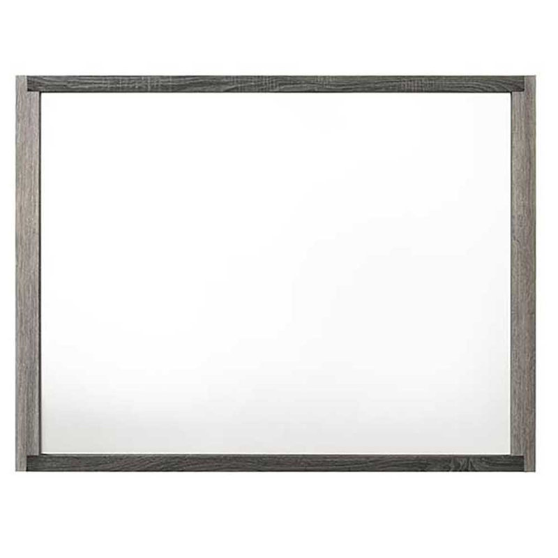 Casimiro Rectangular Mirror in Gray