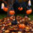 Solar-powered 6-head Pumpkin Light (set Of 4)