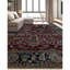 Sona Wool Oriental Area Rug in Red/Navy