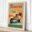 The Scooter Retro - Wrapped Canvas-472920925-472920898
