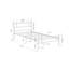 Metal Bed Frame with Beard Design Headboard-1923777582-1923777580