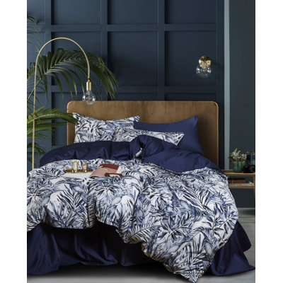 Ensemble de housse de couette réversible 100 % coton