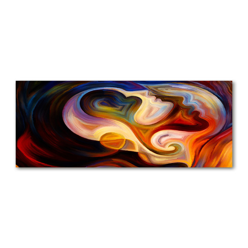 Abstraction - No Frame Print on Glass, Glass, 70cm H x 100cm W x 4cm D