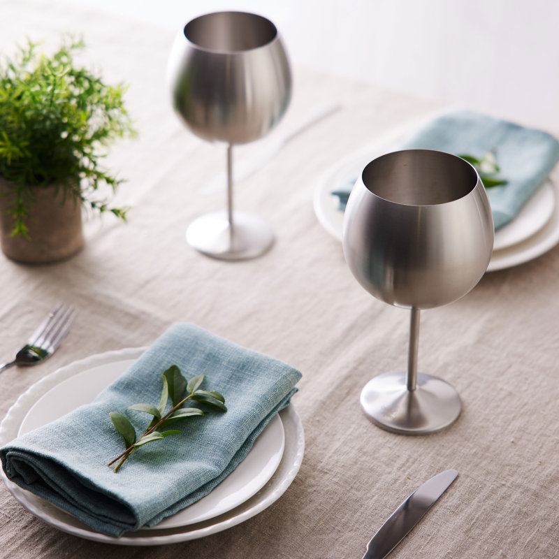 700ml Stainless Steel Goblet Set
