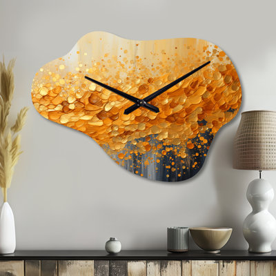 Horloge murale Golden Radiance I