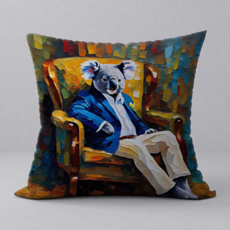 Polyester Throw Square Pillow Cover & Insert