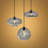 Cortnie 3 - Light Matte Black Unique/Statement Pendant