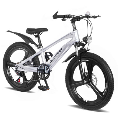 20 Inch Kids Mountain Bike, 7-Speed Youth Bicycle with Magnesium Alloy Frame & One-Piece Wheels, Lightweight Kids Bike for Boys and Girls Ages 8–12
