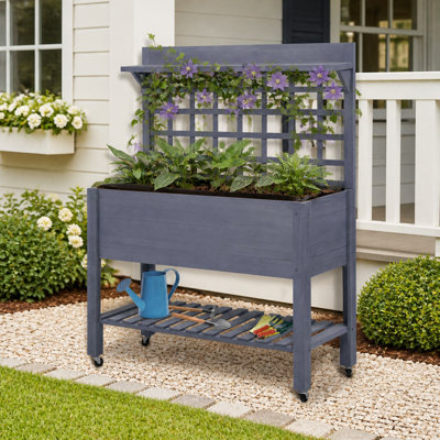 53.25 in. H x 41.25 in. W Lattice Panel Trellis