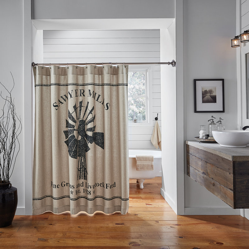 Sawyer Mill Cotton Shower Curtain