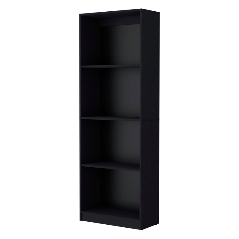 Bibliothèque Wenge, Wengé, (4 tablettes) H 71,1 po x l 24,7 po x P 11,7 po