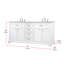 Ensemble de meuble-lavabo double 72 po Hermes-1565161191-1562181971
