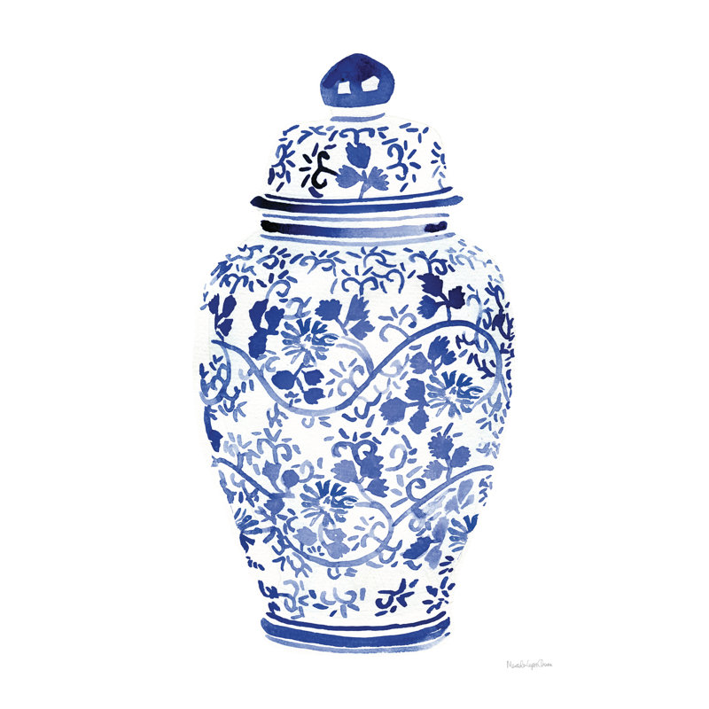 Ginger Jar I by Mercedes Lopez Charro - Wrapped Canvas Painting, 122cm H x 81cm W