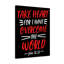 Overcome The World John 16:33 - Wrapped Canvas Print-998519857