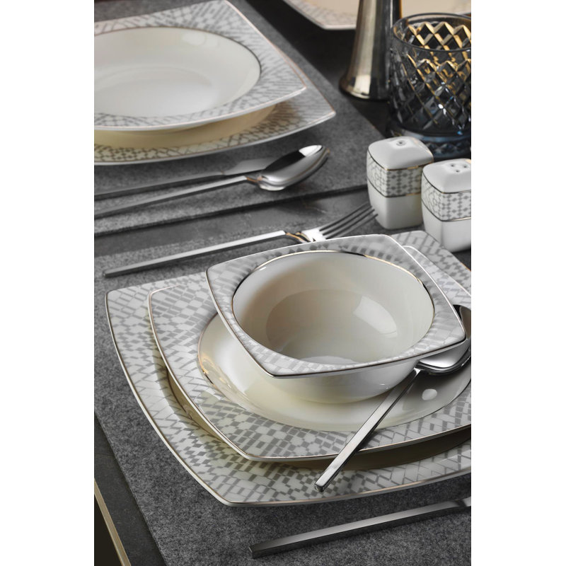Felisha Piece Dinnerware Set - Service for 12