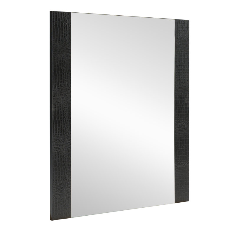 Miroir de commode Parman, Noir