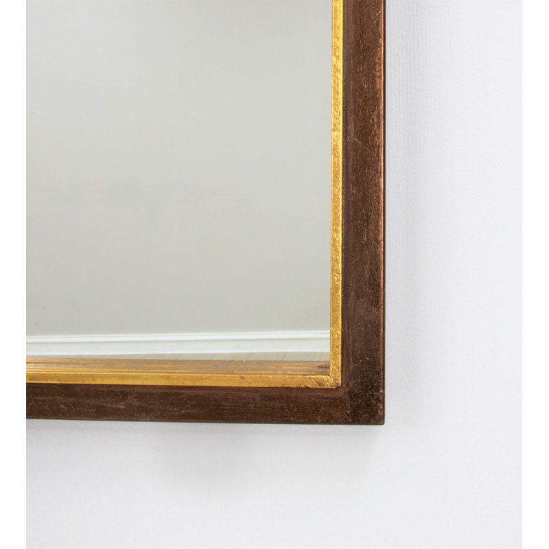 Sidney Framed Mirror, Brown/Gold