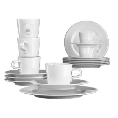 Nath Piece Porcelain Dinnerware Set - Service for 6