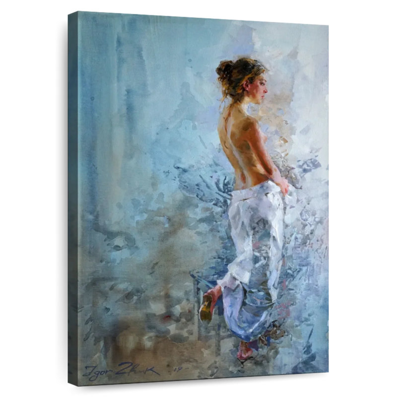 Leisha At The Window, 51" H x 34" W