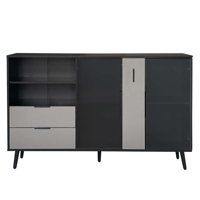 Fiallo 55,1 de large, Noir / gris