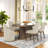 Oval Dining Table in Cocoa Finish(Only Table)