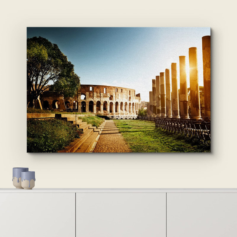 Architecture, Colisée, Rome, Italie, Toile tendue, H 24 po x l 36 po x P 1,5 po
