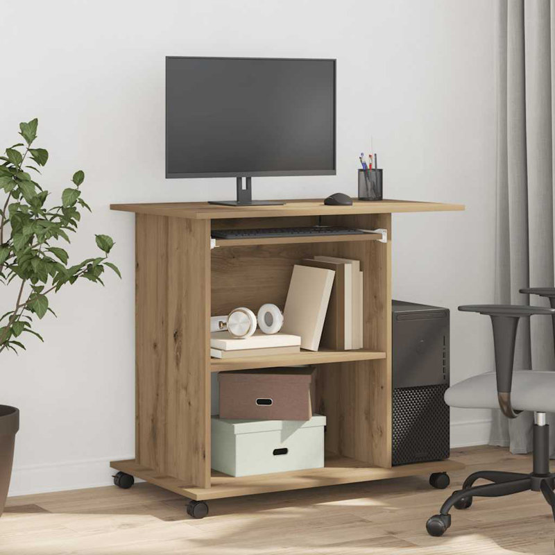 Bisceglia Computer Desk, Artisan Oak