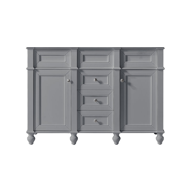 Base de meuble-lavabo simple Pearcy 47 seulement, Gris taupe