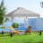 10x10 Pop Up Canopy Tent with Vent Instant Sun Shelter Canopy with Wheeled Bag-112470599