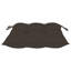Chaise de patio en teck avec coussins Kerish-790015878