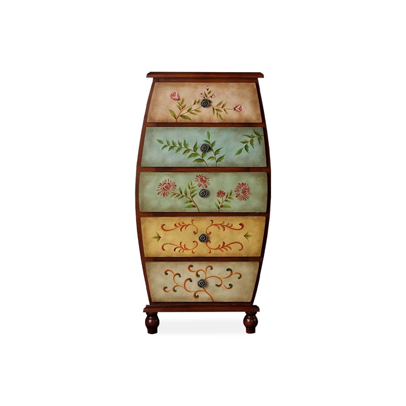 Modern Solid Wood Accent Cabinet