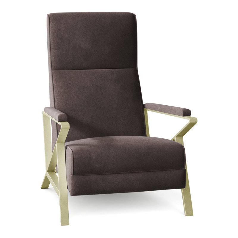 Infinity 28.25" Wide Manual Standard Recliner, Brushed Brass, 9953 Mink