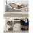 Hanging Closet Organizer, 3-Shelf Hanging Closet Shelves with Top Shelf-1111649039