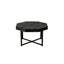 Table basse octogonale noire antique Living Room Essential Room avec surface en bois pour la pièce, plateau et pieds en métal-448538283