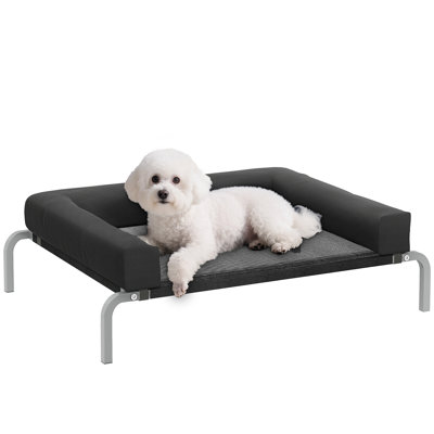 Elevated Dog Bed, Portable Raised Dog Cot with Breathable Mesh