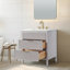 Ensemble de meuble-lavabo simple 30 po avec dessus en pierre reconstituée Bilroy-1395060403