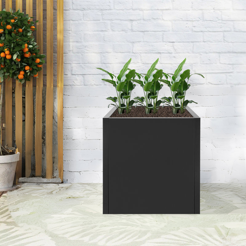 Garden Metal Square Planter Box