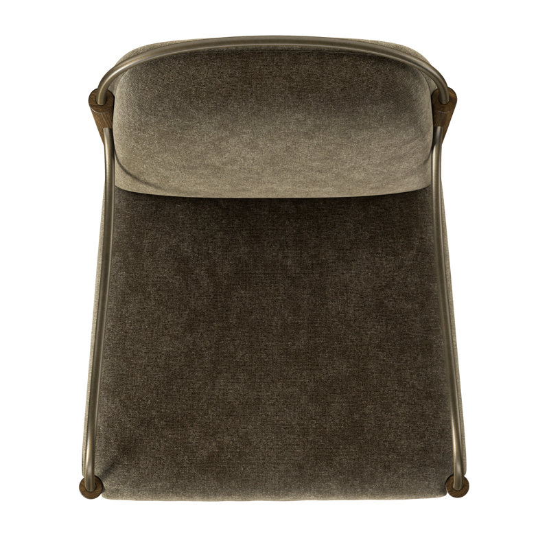 Demi Chair, Malmo Olive Polyester Blend