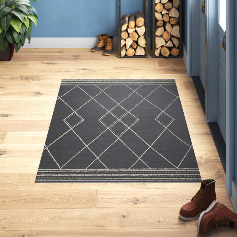 Modern Geometric Waterproof Doormat For High Traffic Areas - Dirt