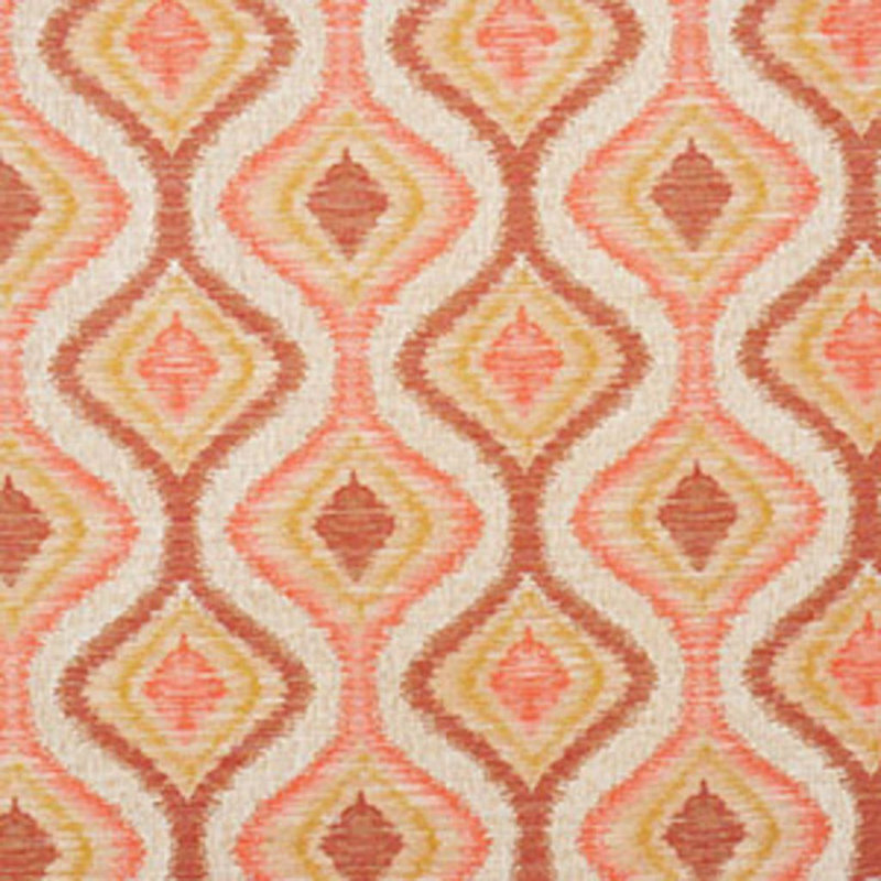 Ikat Fabric, Beige Rose