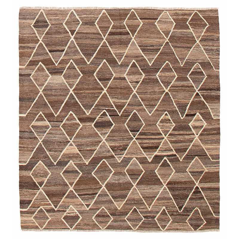Kilim brun Sivas 6 pi 1 po x 6 pi 9 po