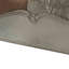 Lit tapissier capitonné ivoire et gris avec garniture cloutée Gracie Mills Madison King - très grand, gris et ivoire-693578