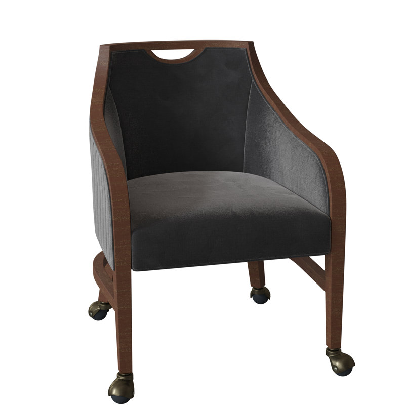 Anthony Armchair, Walnut, Indigo (8789 90)