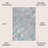 Reider Modern Abstract Gray/Turquoise Rug-882649174