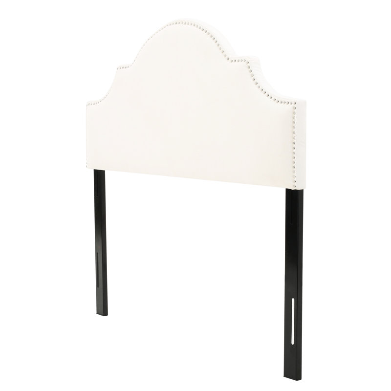 Tête de lit pour lit double et grand lit - Tissu confortable avec arche et taille gracieuse