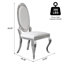 Chaise d'appoint rembourrée en argent Damarae-1945969357-1945969356