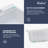 33" Drop-In White Granite Workstation Sink with Waterfall Faucet
