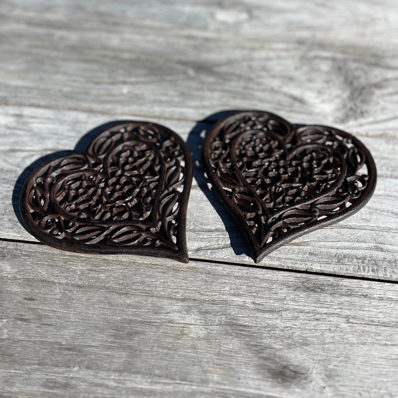 Metal 2 Piece Trivet Set