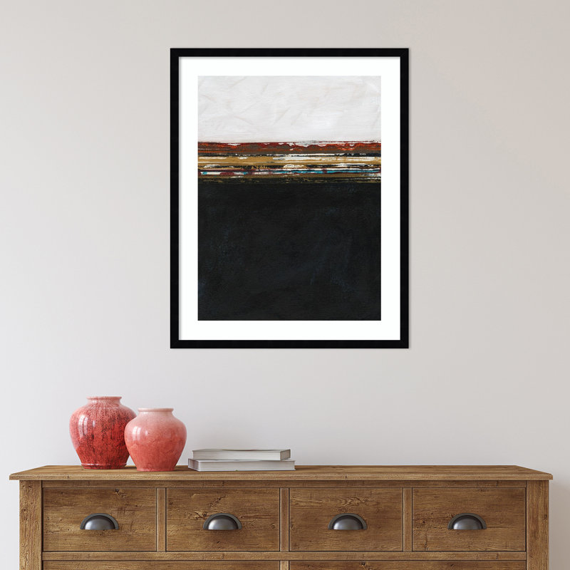 A Sense Of Space I by Jodi Fuchs, 29.12" H x 23.12" W x 0.88" D, Black Framed Paper
